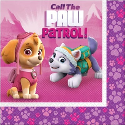 Paw Patrol Lunch Napkins Pack Of 16