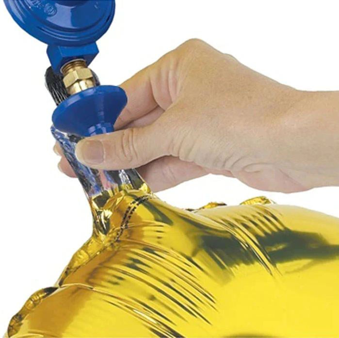 Helium Inflation for Large Supershape Foil Balloon size 86cm to 110cm each