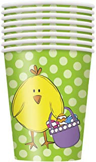 Easter Bright Paper Cups Pack Of 8