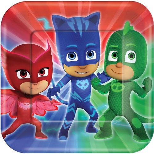 Pj Masks 9"/23cm Paper Plates Pack Of 8