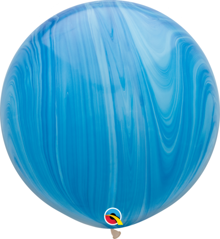 30" BLUE SUPERAGATE PACK OF 2