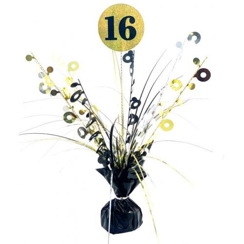 #16 Black & Gold Centrepiece Weight 165GM