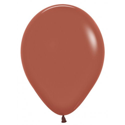 Latex Balloon 11"(28cm) Standard Terracotta Pack Of 100