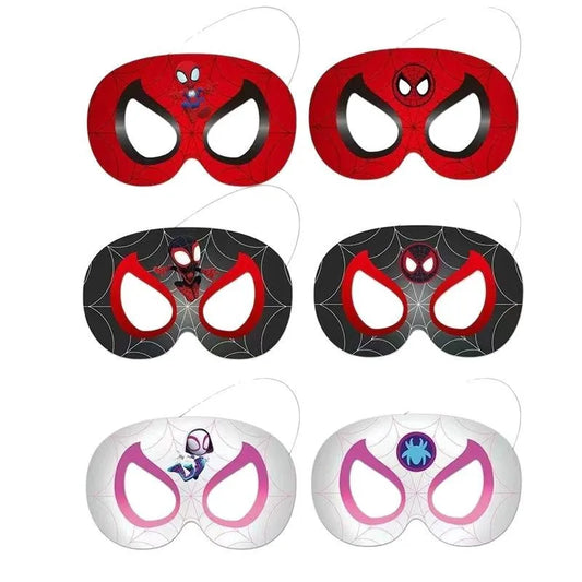 Anime Costumes Stitch Spiderman Eye Mask Eyemask Superhero Eye Wear Animal Dinosaur Cosplay Halloween Carnival Party Eye Mask