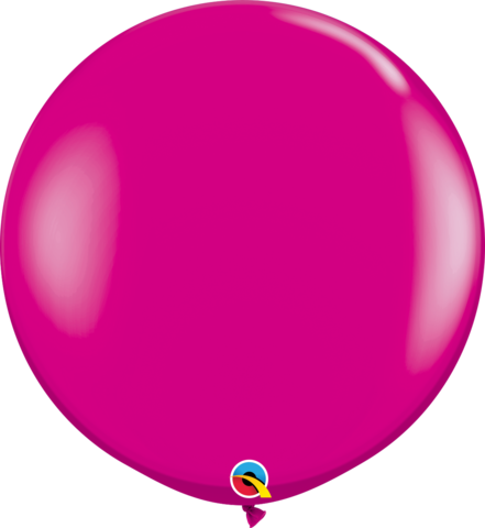 3FT BALLOON STANDARD WILD BERRY PACK OF 2