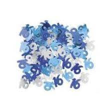 GLITZ BLUE CONFETTI .5oz - 16