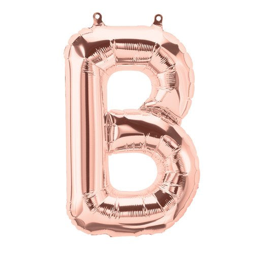 Foil Balloon 16" Letter Rose Gold #B