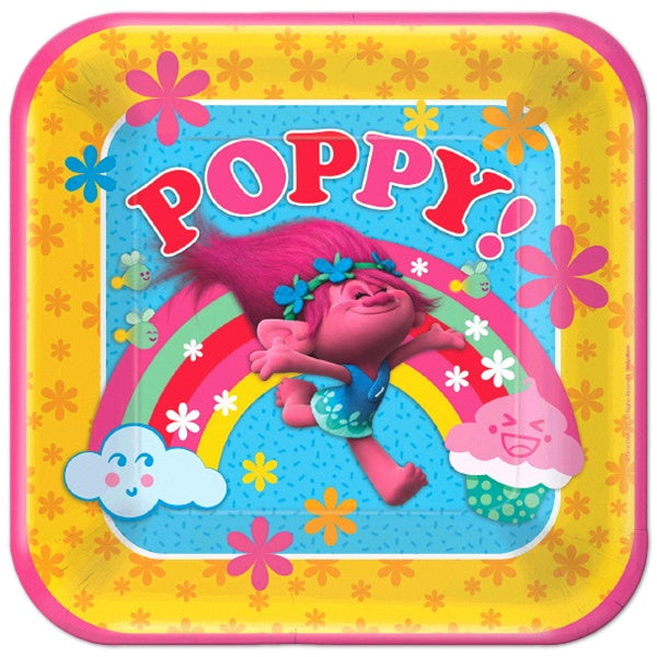 Trolls 9"/23cm Paper Plates Pack Of 8