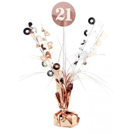 #21 Rose Gold & White Centrepiece Weight 165gm