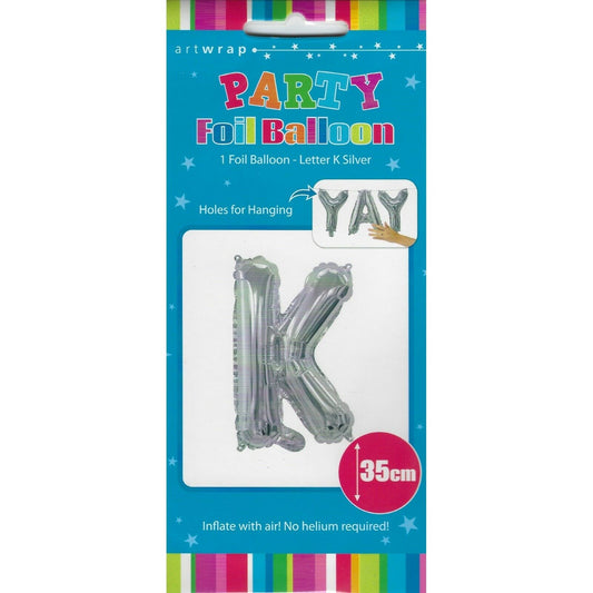 Foil Balloon 35cm Silver K
