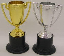 Gold and Silver Trophies Pack of 12