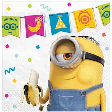Minions 2 Beverage Napkins Pack Of 16