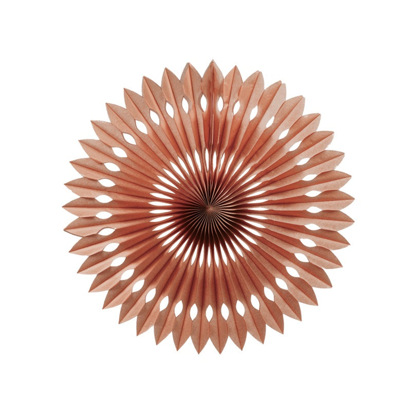 HANGING FAN MET ROSE GOLD 24 CM PACK OF 1