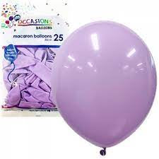MACARON BALLOON (30CM) PACK 25 - LAVENDER