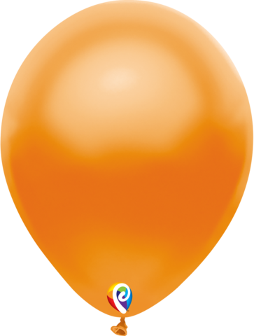 Funsational Balloons Pearl Orange Latex Balloons Pack Of 50