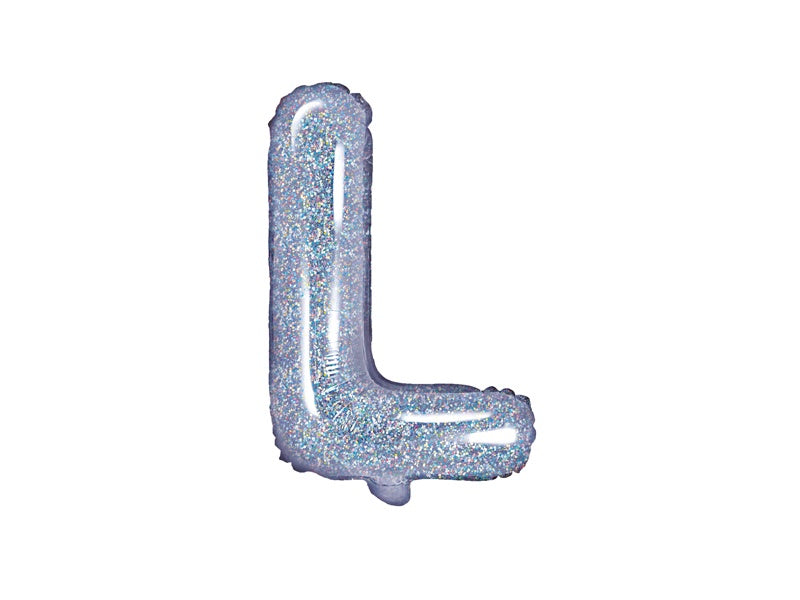 LARGE FOIL BALLOON HOLOGRAPHIC Alphabet 34inch- L