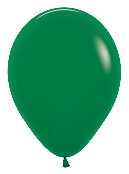 Latex Balloon 12"(30cm) Fashion Forest Green Pack Of 100