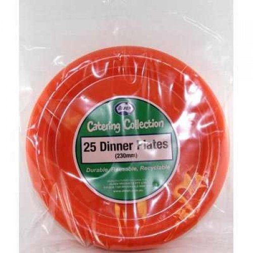 Dinner Plate Orange Pack of 20