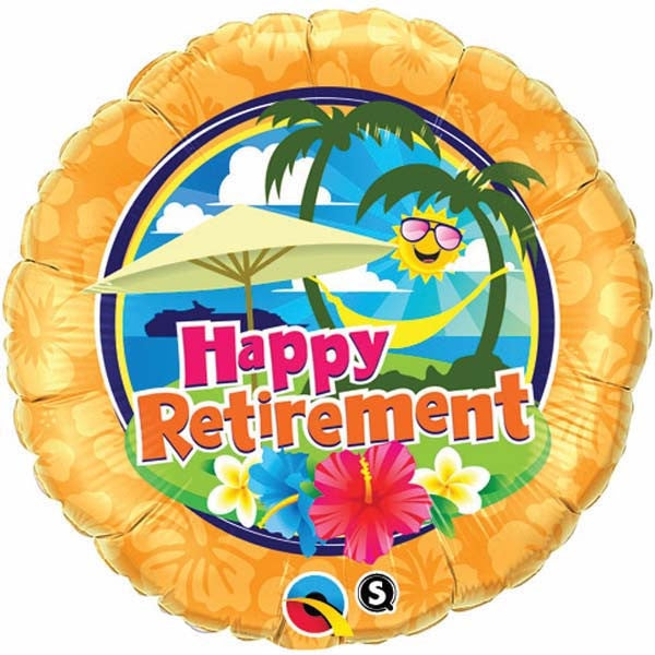 Retirement Sunshine Foil Balloon 45cm (18")