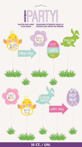 10 Easter Egg Hunt Clue Signs