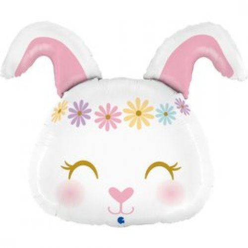 Foil Supershape Balloon 31 inch Hippie Bunny