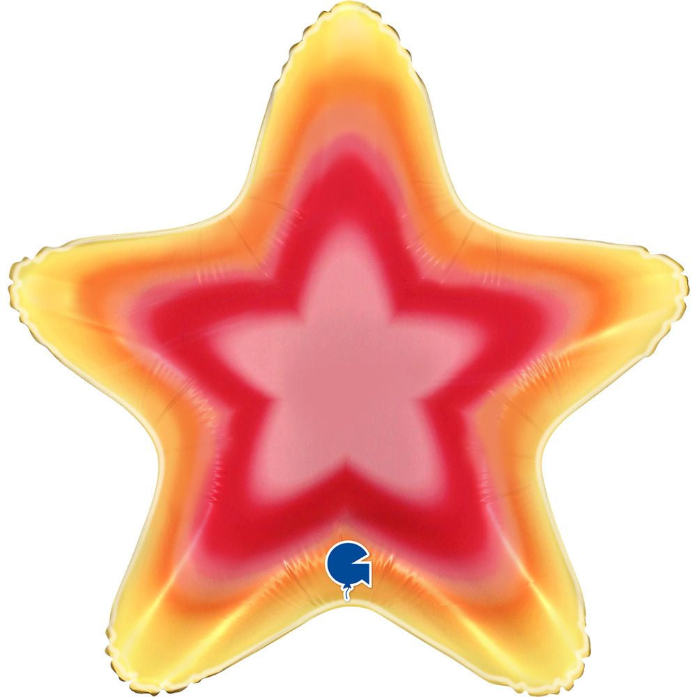 Grabo Foil Shape 51cm (20") Pink Aura Star