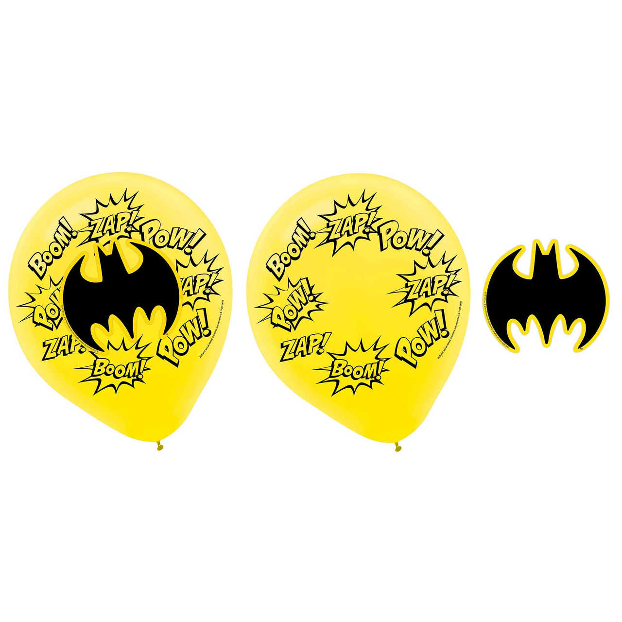 Batman Heroes Unite Latex Balloon Pack of 6