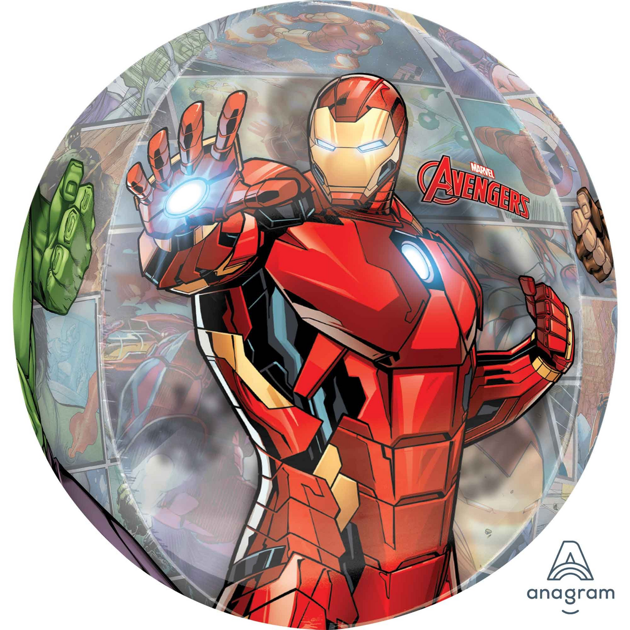 Orbz XL Clear Avengers Powers