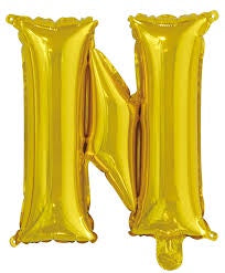 Foil Balloon 35cm Gold N