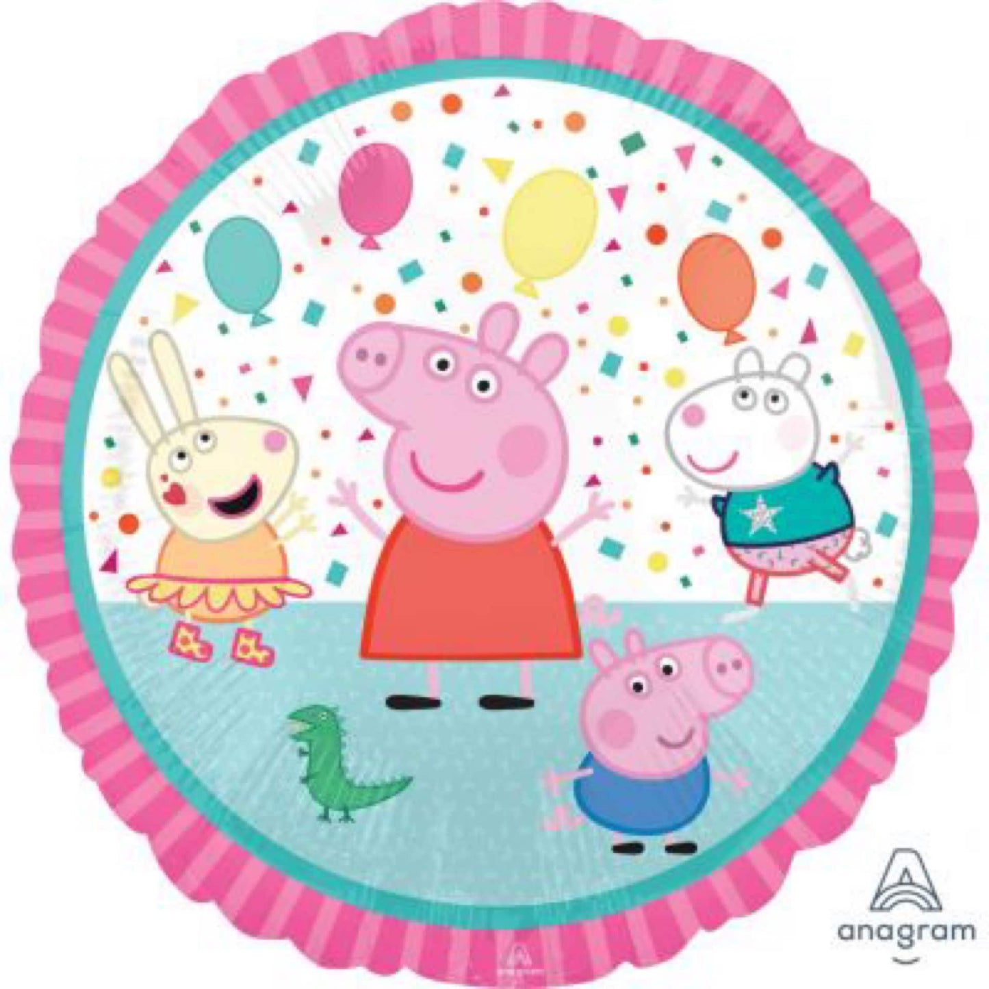 Peppa Pig Confetti Foil Balloon 18"(45cm)