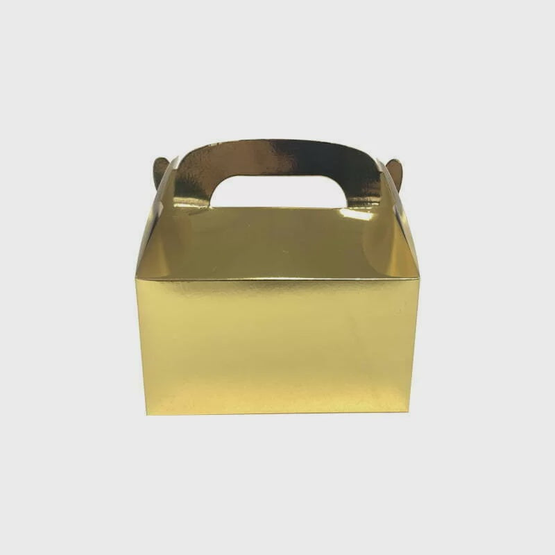 Treat Box Gold 15cm x 9cm x 15cm – Pack of 6