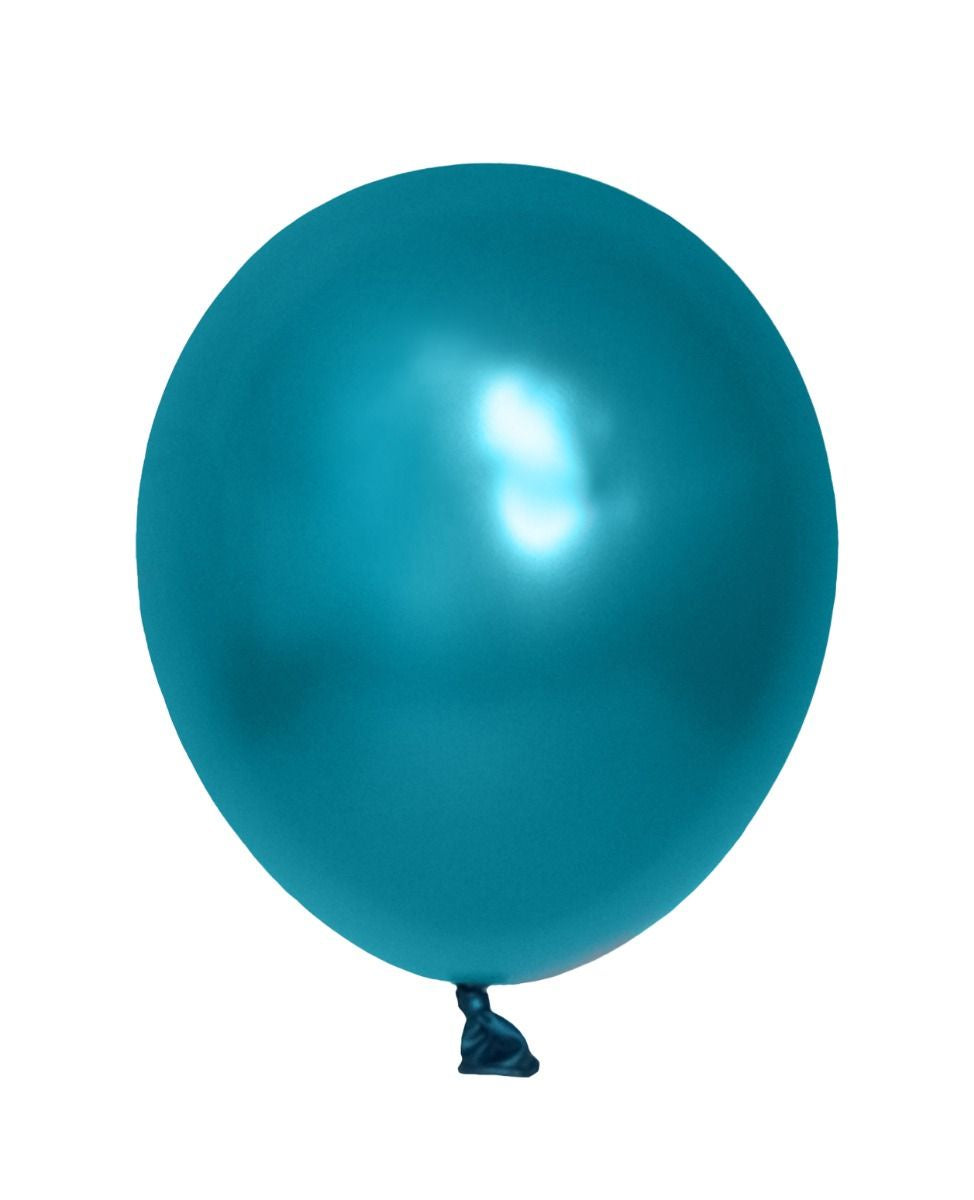 Tuftex Latex Balloons 28cm Metallic Teal Pack of 100
