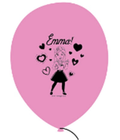 The Wiggles Emma 30cm Latex Balloons Pack Of 6