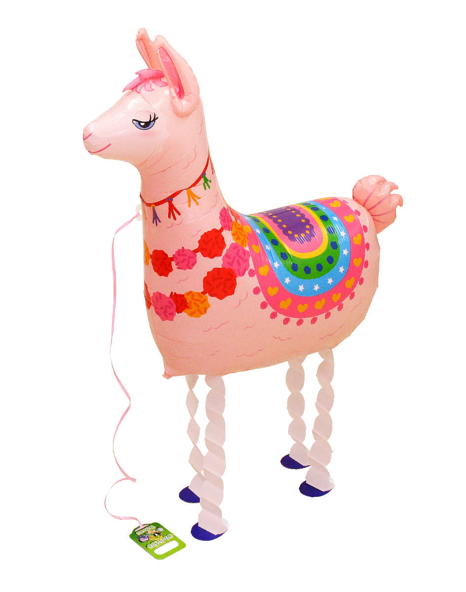 Osampo Walking Foil Balloon Llama