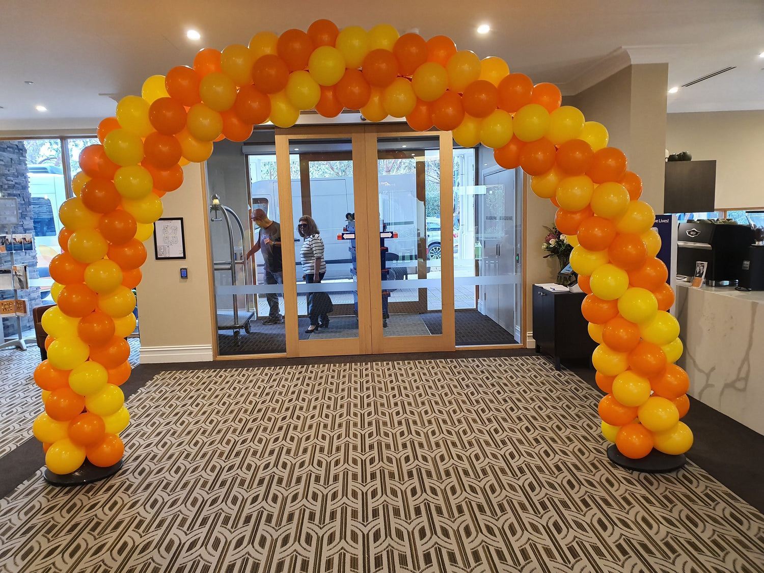 BALLOON ARCH and COLUMNS