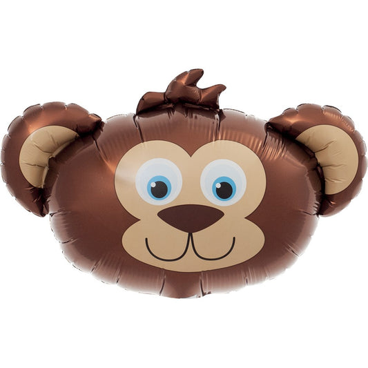 Bear Head 14" Air Filled Foil Balloon
