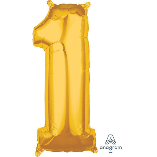 FOIL BALLOON MEDIUM SIZE GOLD #1