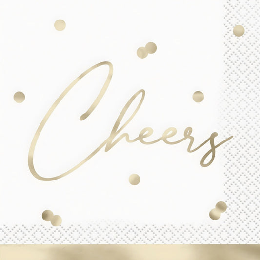 Cheers Beverage Napkins Pack of 16