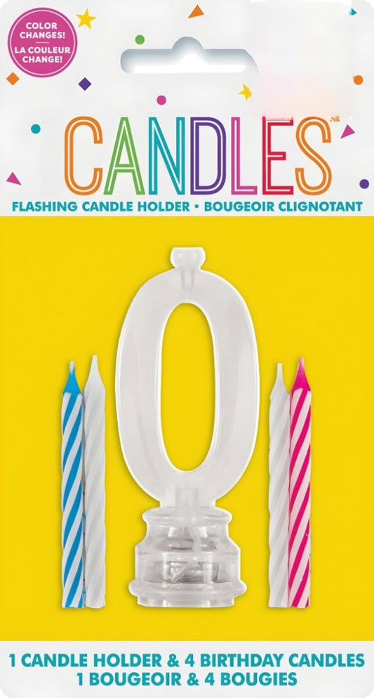 FLASHING BIRTHDAY CANDLE 0