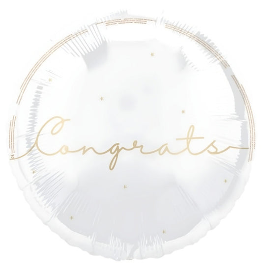 18" PKG CONGRATS FL BLLN
