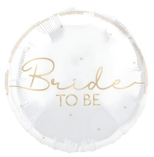 18" PKG BRIDE TO BE FL BLLN