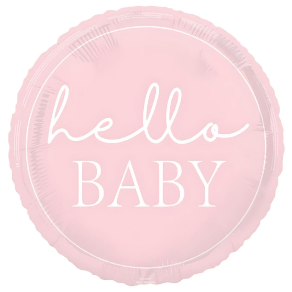 18" PKG HB PNK BBY SHWR FL BLN