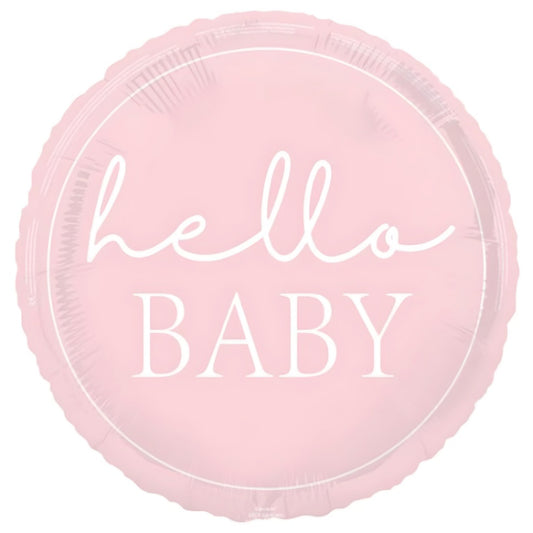 18" PKG HB PNK BBY SHWR FL BLN
