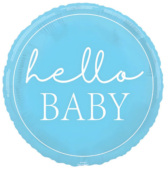 18" PKG HB BLU BBY SHWR FL BLN