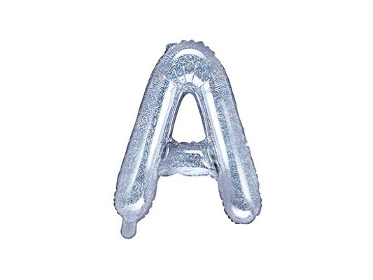 Holographic Letter A Foil Balloon 34in Alphabet Party Decoration