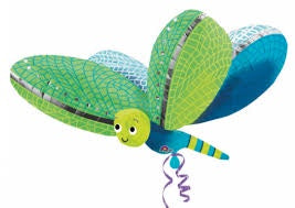 Large Foil Supershape Balloon 40"(101cm) Cute Dragonfly