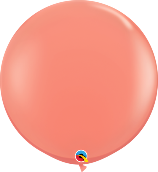 3ft Balloon Standard Coral Pack Of 2