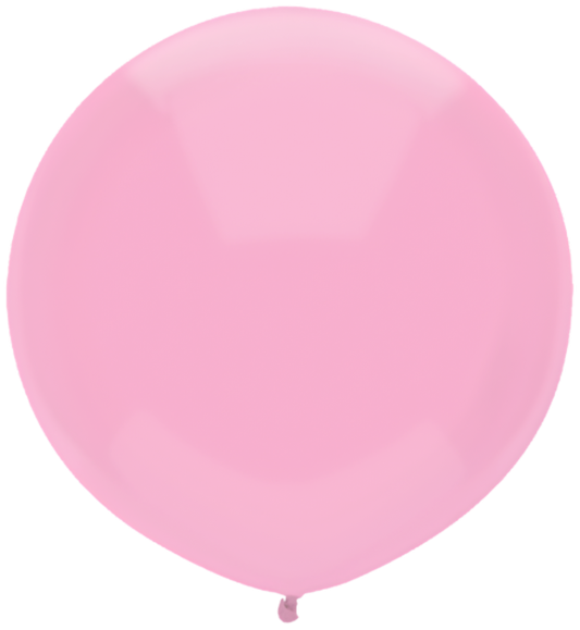 Real Pink Latex Balloons 17in / 43cm Pack of 50 Party Decoration