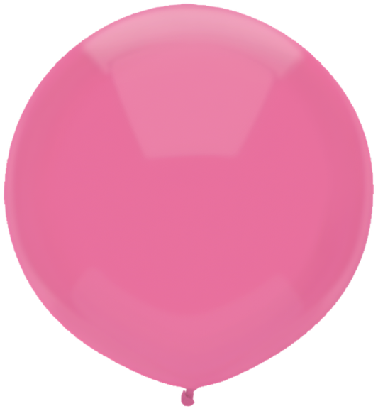 Passion Pink Latex Balloons 17in / 43cm Pack of 50 Party Decoration