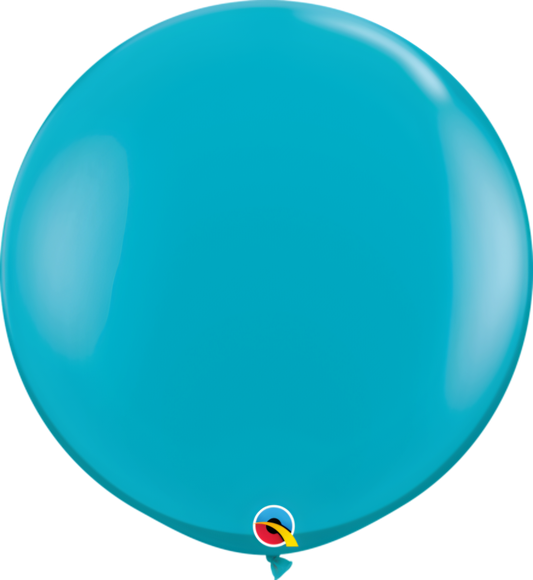 Tropical Teal Giant Latex Balloons 3ft / 36in Pack of 2 Party Decoration
